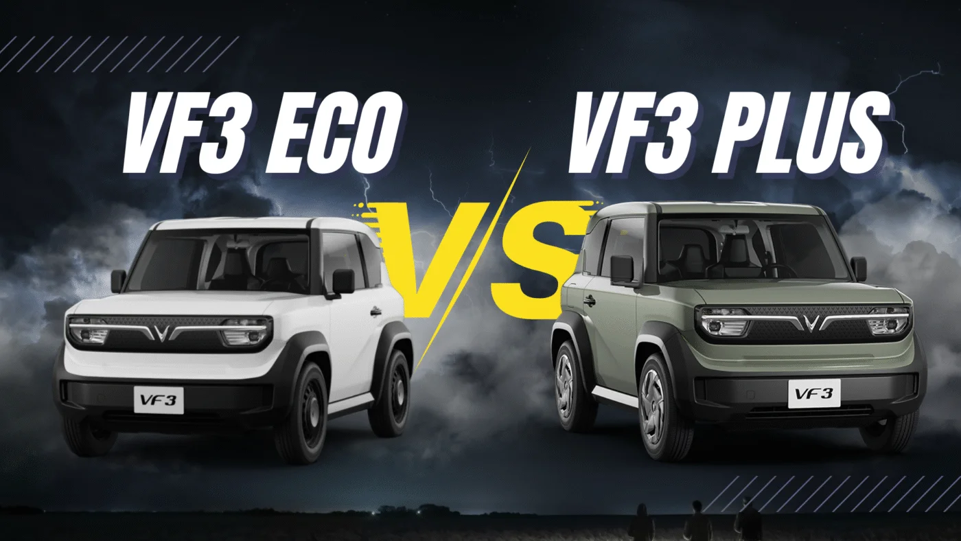 So s&aacute;nh VinFast VF3 Eco v&agrave; VF3 Plus